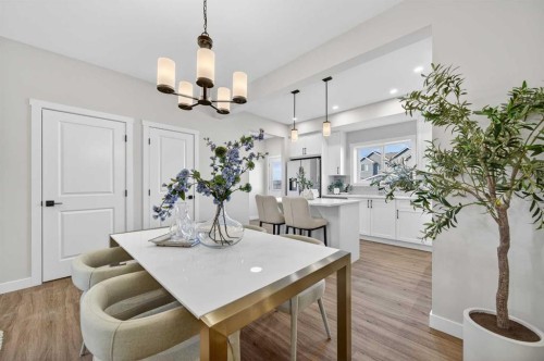 420 Lewiston Landing Ne, Calgary, AB - Indoor Photo Showing Dining Room