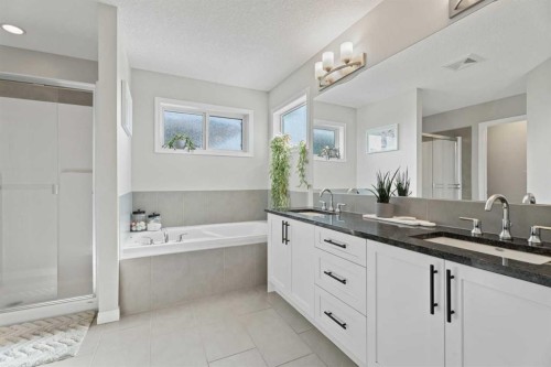 11 Mount Rae Heights, Okotoks, AB - Indoor Photo Showing Bathroom