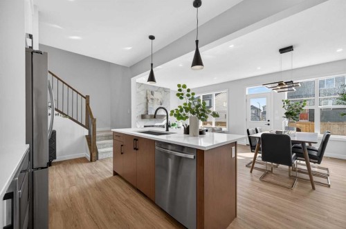 473 Lewiston Landing Ne, Calgary, AB - Indoor Photo Showing Kitchen With Upgraded Kitchen