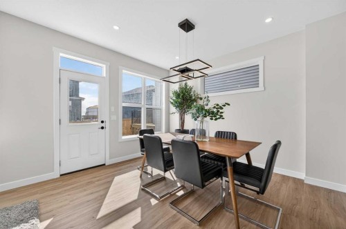 473 Lewiston Landing Ne, Calgary, AB - Indoor Photo Showing Dining Room