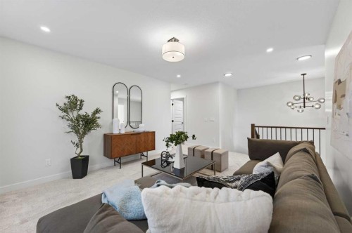 473 Lewiston Landing Ne, Calgary, AB - Indoor Photo Showing Living Room