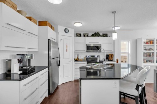 245 Skyview Ranch Way Ne, Calgary, AB - Indoor Photo Showing Kitchen With Stainless Steel Kitchen With Double Sink With Upgraded Kitchen
