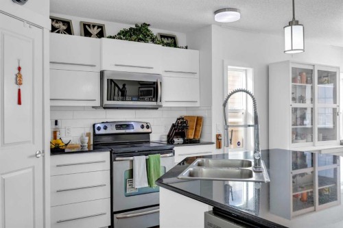 245 Skyview Ranch Way Ne, Calgary, AB - Indoor Photo Showing Kitchen With Stainless Steel Kitchen With Double Sink