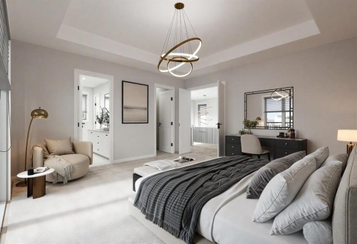 14 Bridges Way, Langdon, AB - Indoor Photo Showing Bedroom