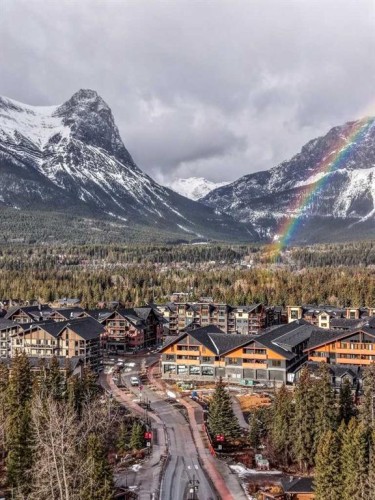 103-905 Spring Creek Drive, Canmore, AB - Outdoor With View
