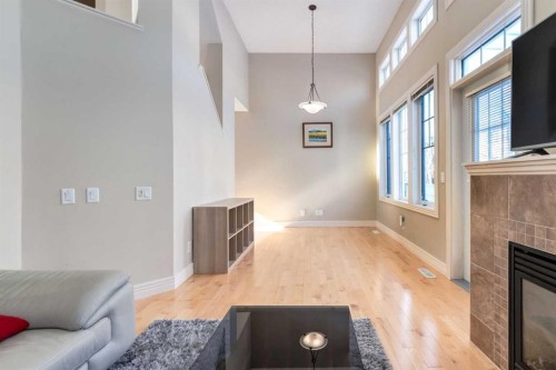 37 Royal Oak Plaza Nw, Calgary, AB - Indoor With Fireplace