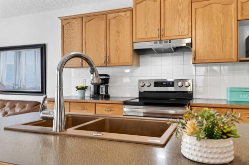 131 Citadel Mesa Close Nw, Calgary, AB - Indoor Photo Showing Kitchen With Double Sink
