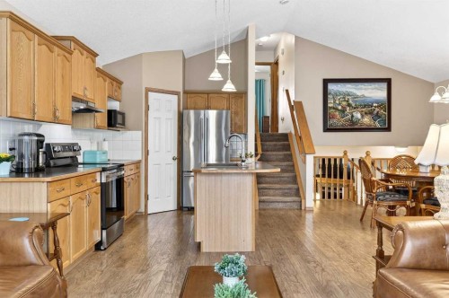 131 Citadel Mesa Close Nw, Calgary, AB - Indoor Photo Showing Kitchen With Stainless Steel Kitchen