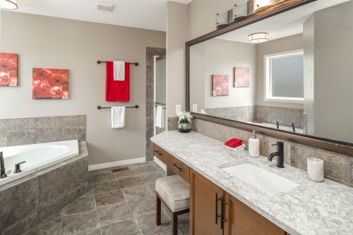 105 Aspen Stone Road Sw, Calgary, AB - Indoor Photo Showing Bathroom
