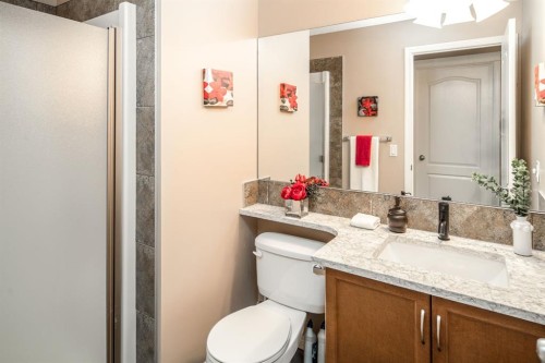 105 Aspen Stone Road Sw, Calgary, AB - Indoor Photo Showing Bathroom