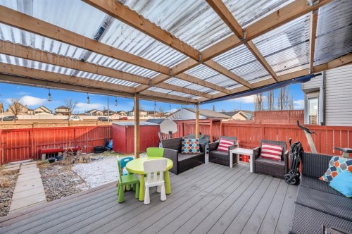 207 Elgin Meadows Gardens Se, Calgary, AB - Outdoor With Deck Patio Veranda With Exterior