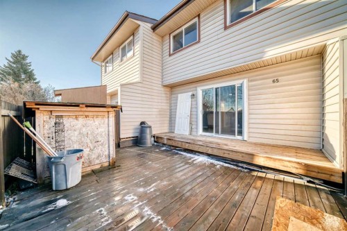 65-6100 4 Avenue Ne, Calgary, AB - Outdoor With Deck Patio Veranda With Exterior