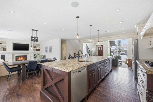 23 Deermoss Place Se, Calgary, AB - Indoor Photo Showing Kitchen With Upgraded Kitchen