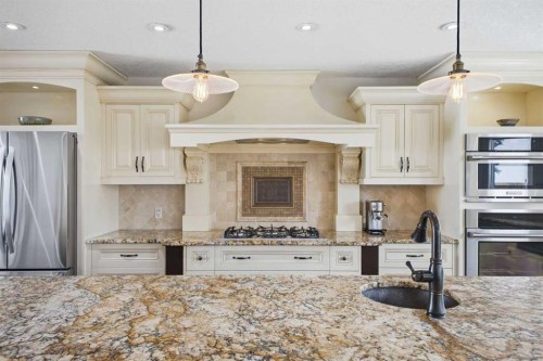 23 Deermoss Place Se, Calgary, AB - Indoor Photo Showing Kitchen With Upgraded Kitchen