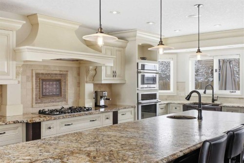 23 Deermoss Place Se, Calgary, AB - Indoor Photo Showing Kitchen With Upgraded Kitchen