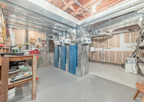 56 Patterson Crescent Sw, Calgary, AB - Indoor Photo Showing Basement