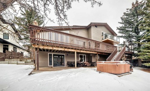 56 Patterson Crescent Sw, Calgary, AB - Outdoor With Deck Patio Veranda