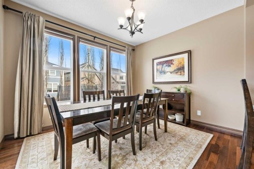 140 Mahogany Terrace Se, Calgary, AB - Indoor Photo Showing Dining Room