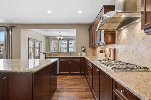 140 Mahogany Terrace Se, Calgary, AB - Indoor Photo Showing Kitchen With Upgraded Kitchen