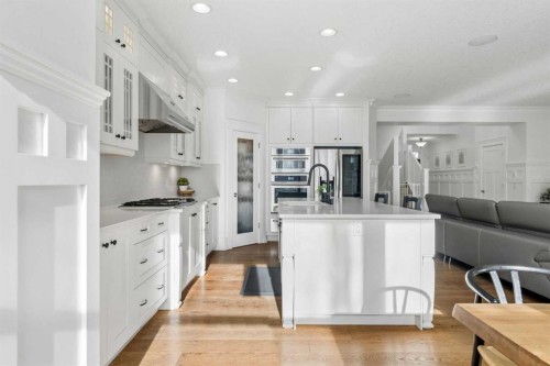 161 Mahogany Square Se, Calgary, AB - Indoor Photo Showing Kitchen With Upgraded Kitchen
