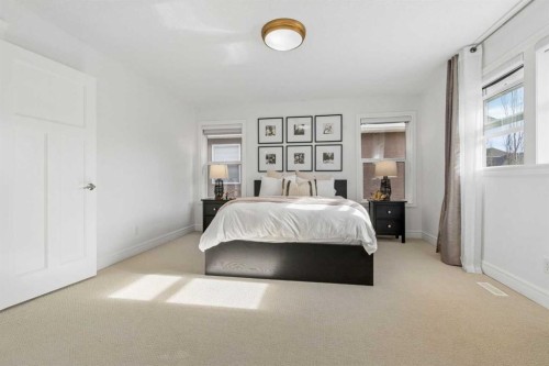 161 Mahogany Square Se, Calgary, AB - Indoor Photo Showing Bedroom