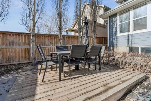 161 Mahogany Square Se, Calgary, AB - Outdoor With Deck Patio Veranda