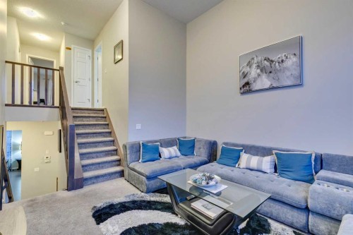 61 Cityscape View Ne, Calgary, AB - Indoor Photo Showing Living Room
