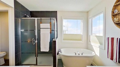 163 Sundown Crescent, Cochrane, AB - Indoor Photo Showing Bathroom