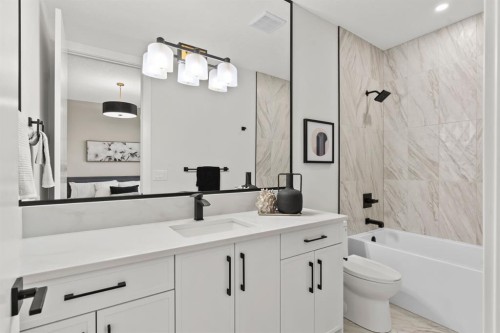 102 South Shore Road, Chestermere, AB - Indoor Photo Showing Bathroom