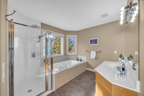 97 Strathridge Close Sw, Calgary, AB - Indoor Photo Showing Bathroom