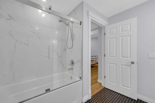 97 Strathridge Close Sw, Calgary, AB - Indoor Photo Showing Bathroom