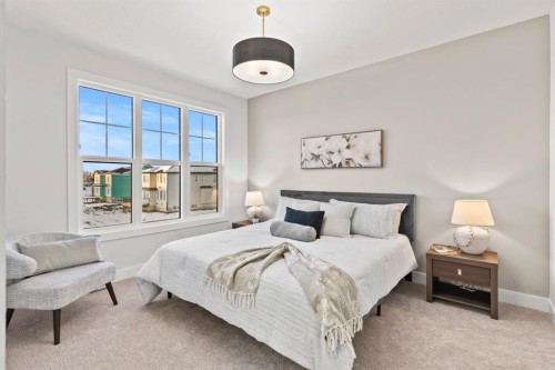 91 South Shore Road, Chestermere, AB - Indoor Photo Showing Bedroom