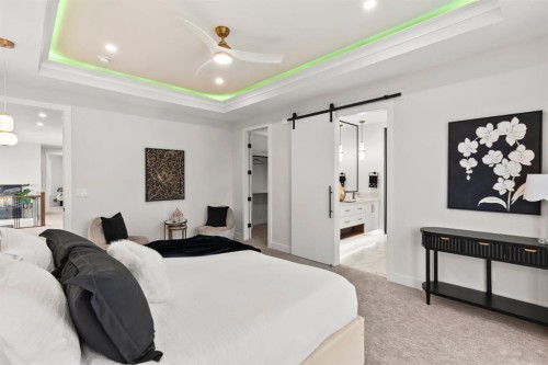 91 South Shore Road, Chestermere, AB - Indoor Photo Showing Bedroom