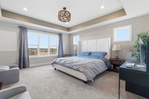 1469 Aldrich Place, Carstairs, AB - Indoor Photo Showing Bedroom