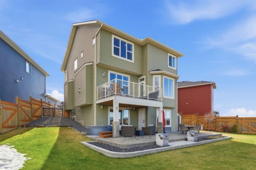 1469 Aldrich Place, Carstairs, AB - Outdoor With Deck Patio Veranda