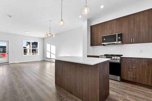 1023-132 Red Embers Link Ne, Calgary, AB - Indoor Photo Showing Kitchen