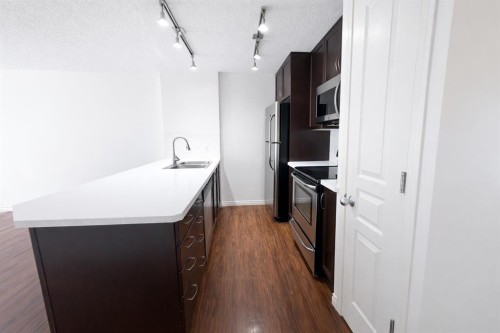 130 Auburn Meadows Walk Se, Calgary, AB - Indoor Photo Showing Kitchen With Double Sink
