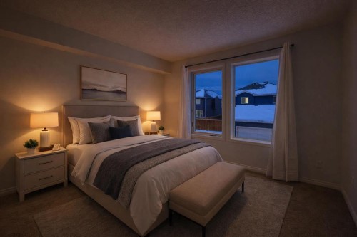 130 Auburn Meadows Walk Se, Calgary, AB - Indoor Photo Showing Bedroom