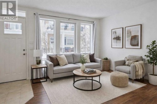 130 Auburn Meadows Walk Se, Calgary, AB - Indoor Photo Showing Living Room
