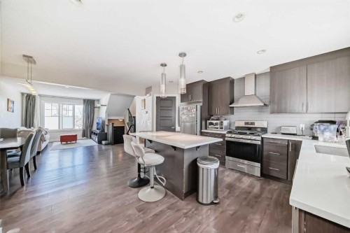 88 Pantego Lane Nw, Calgary, AB - Indoor Photo Showing Kitchen With Upgraded Kitchen