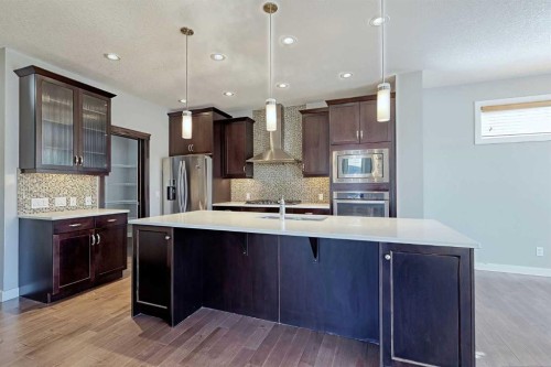 107 Nolancrest Rise Nw, Calgary, AB - Indoor Photo Showing Kitchen With Upgraded Kitchen