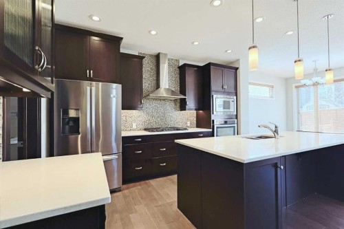 107 Nolancrest Rise Nw, Calgary, AB - Indoor Photo Showing Kitchen With Upgraded Kitchen