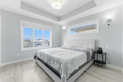 20 Cornerstone Manor Ne, Calgary, AB - Indoor Photo Showing Bedroom