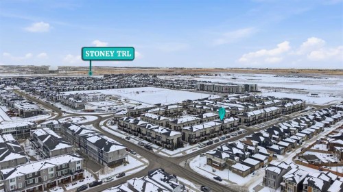 20 Cornerstone Manor Ne, Calgary, AB - Outdoor With View