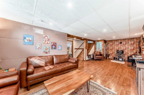 48 Midglen Way Se, Calgary, AB - Indoor Photo Showing Basement