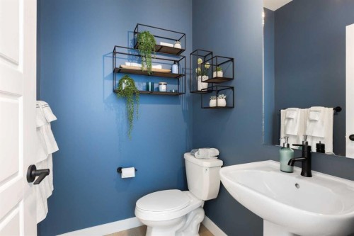 145 Wild Rose Way Se, Calgary, AB - Indoor Photo Showing Bathroom