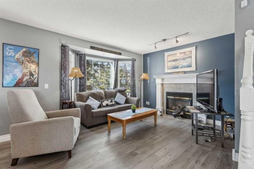 30 Martha'S Haven Manor Ne, Calgary, AB - Indoor Photo Showing Living Room With Fireplace