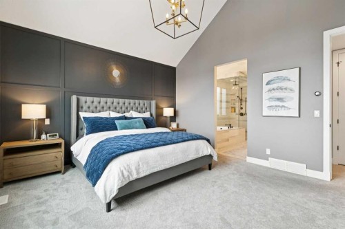 105 Masters Cape Se, Calgary, AB - Indoor Photo Showing Bedroom