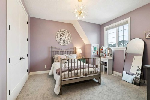 105 Masters Cape Se, Calgary, AB - Indoor Photo Showing Bedroom