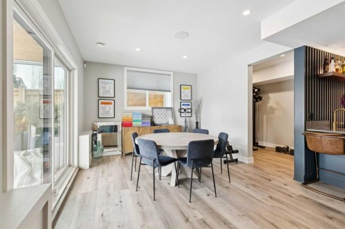 105 Masters Cape Se, Calgary, AB - Indoor Photo Showing Dining Room